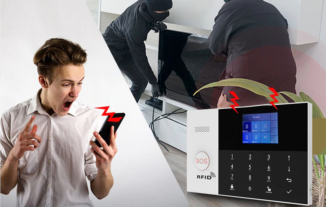 NAVKAR SYSTEMS WiFi GSM Touch Home Security Burglar Alarm System with Mobile App NAVKAR SYSTEMS WiFi GSM Touch Home Security Burglar Alarm System with Mobile App